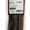 EcoStar Hunde Snack Kalbsziemer 30cm, 5 Stueck