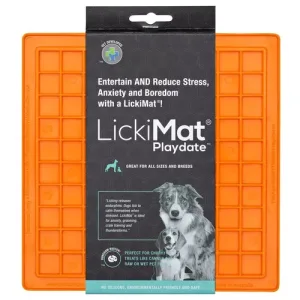 LickiMat Classic Playdate orange.1