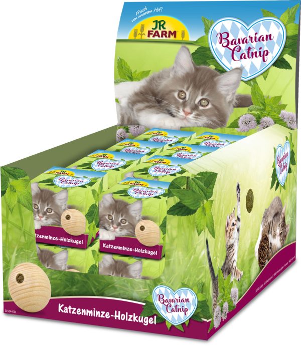 Katzenminze Holzkugel.3