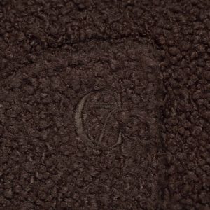 cloud7 hundepullover gotland dunkelbraun logo